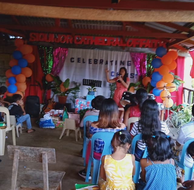 Worship service at Siquijor Cathedral of Faith