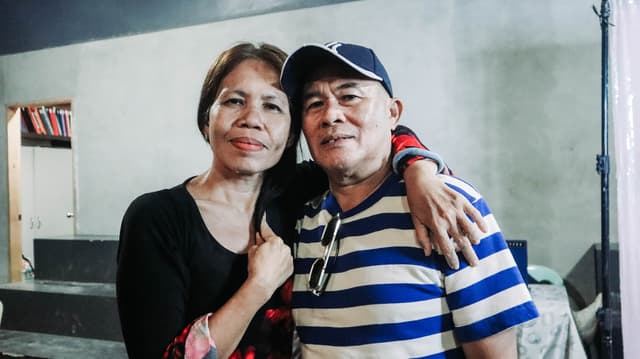 A senior couple at MCOF